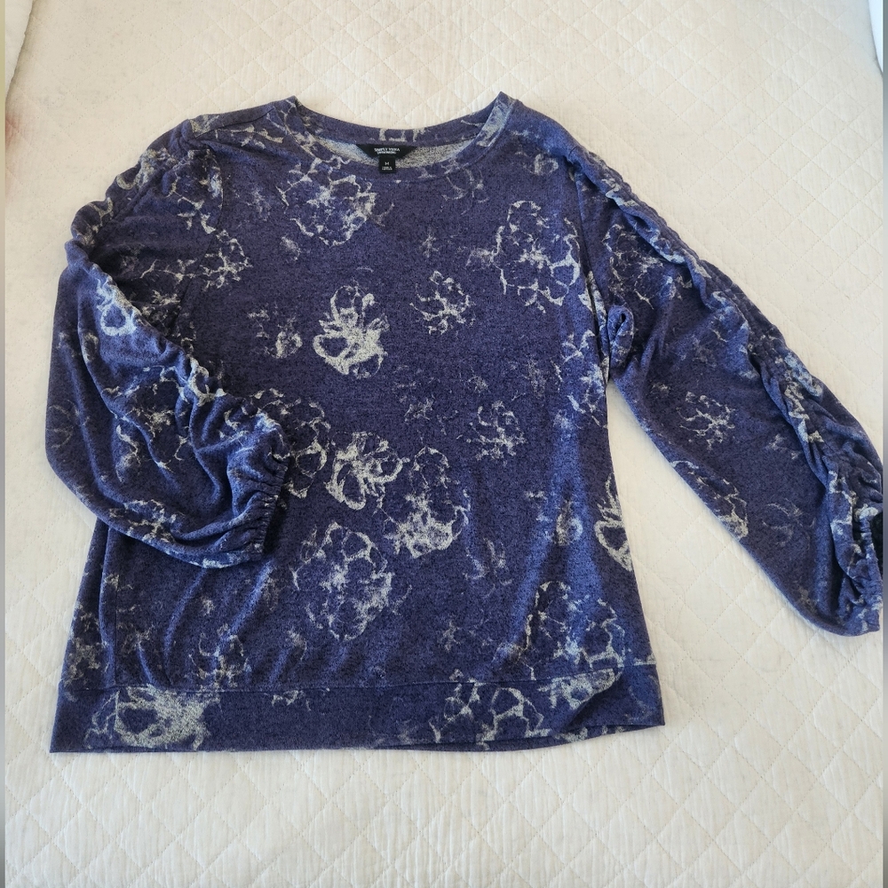 Simply Vera Floral Patterned Long Sleeve Top